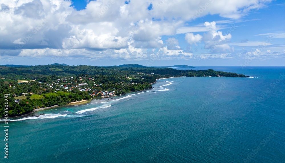 Fototapeta premium Coastal Communities Protecting Marine Resources Banner