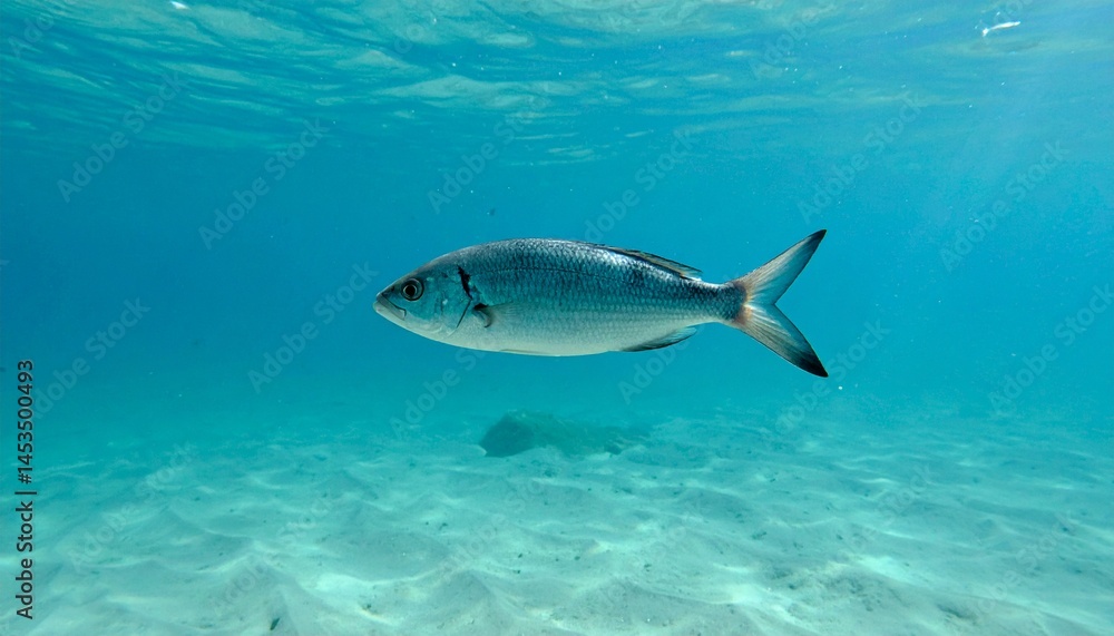 Obraz premium Clean Water Fish Minimalist Art