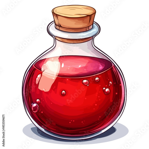 Erlenmeyer flask vector illustration 