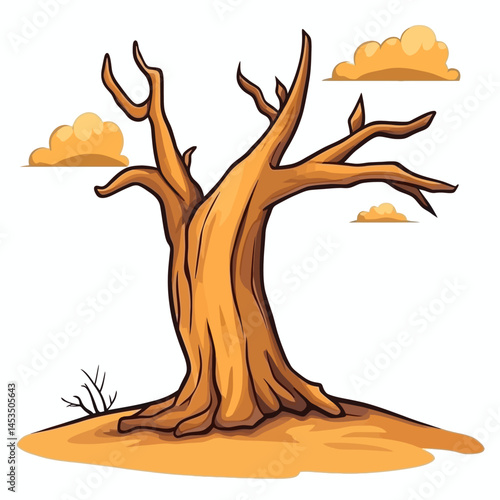 Illustration of a drought 