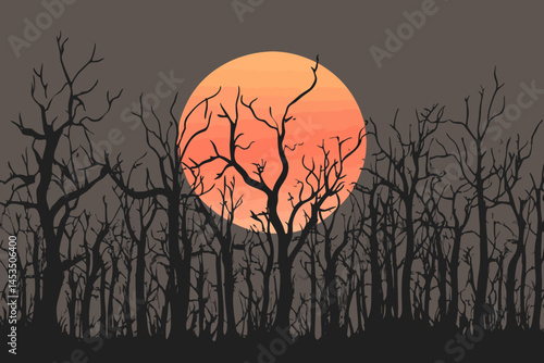 Illustration of a drought 