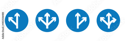 flat arrow icons set. Directional arrows, curved, straight, circular, and zigzag symbols. Navigation, movement, rotation, looping, and pointing elements. Vector black arrows for UI, infographic. Eps 