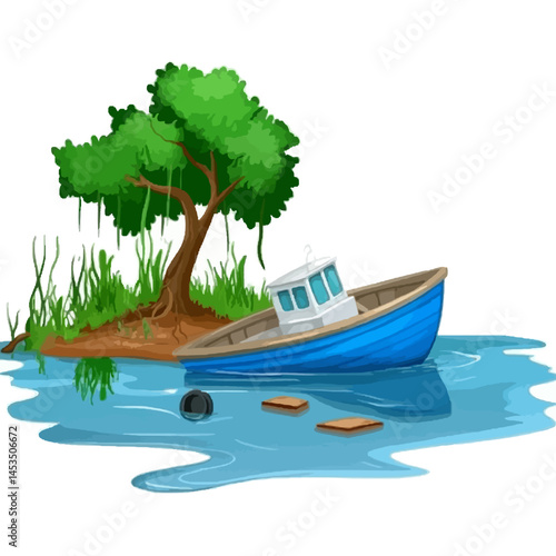 Illustration of a flood 