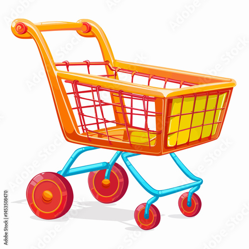 shopping cart isolated