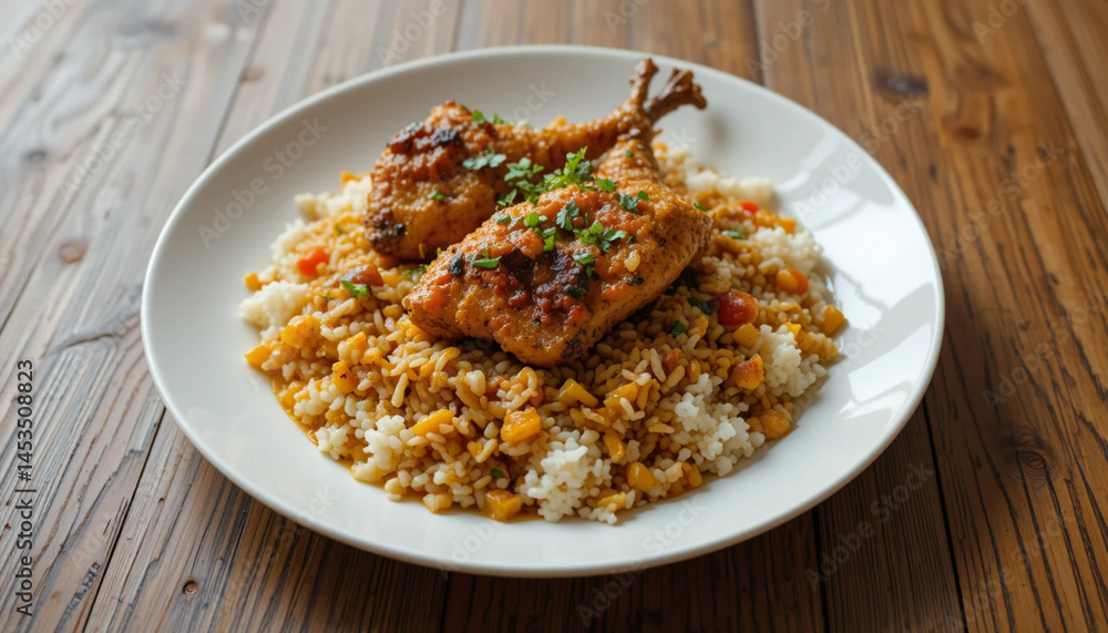 One Pot Mediterranean Chicken Rice One Pot Mediterranean Chicken Rice