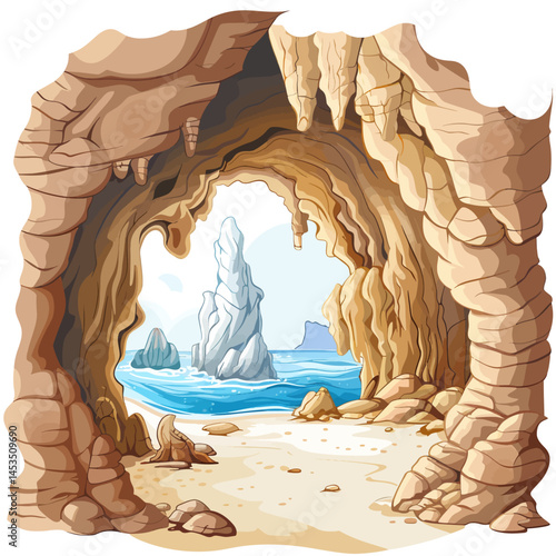 cave in the sea