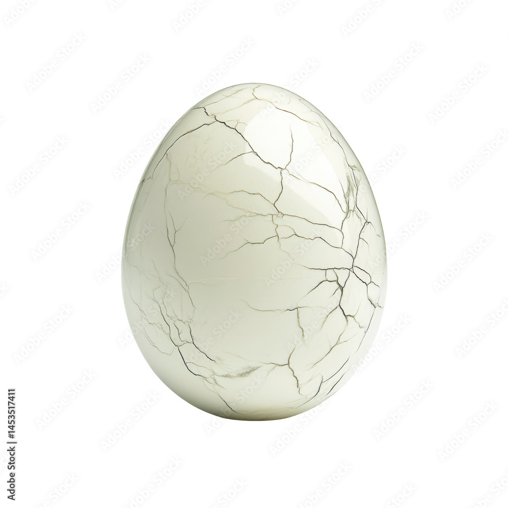 Cracked Egg Shell, Close-up of a Pale Beige Egg with a Network of Fine Cracks Cracked Egg Shell, Close-up of a Pale Beige Egg with a Network of Fine Cracks