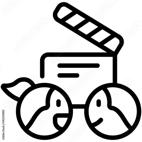 drama line icon