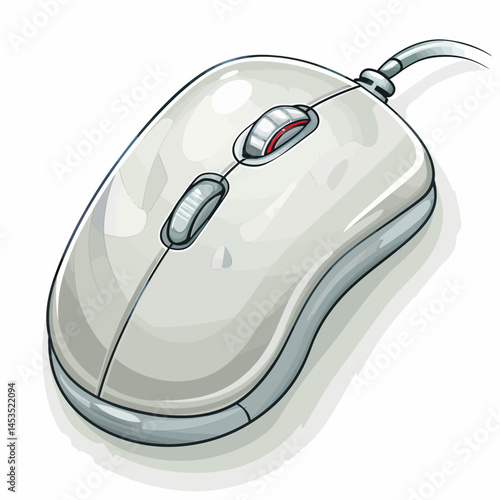 computer mouse vector illustration 
