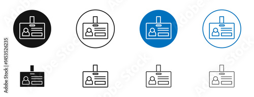 Visitor icon. Vector outline illustration. vector logo template