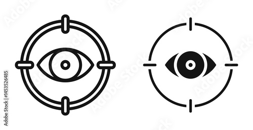 Trackability icon. Vector outline illustration. vector logo template