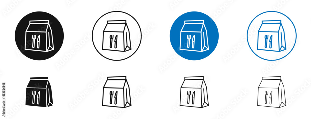 Take away icon. Vector outline illustration. vector logo template Take away icon. Vector outline illustration. vector logo template