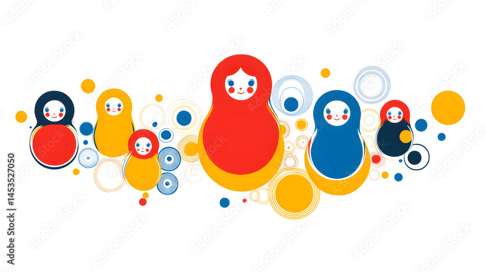 Obraz premium cartoon, vector, funny, illustration, fun, toy, child, animal, love, people, easter, doll, egg, icon, symbol, children, woman, family, baby, boy, colorful, decoration