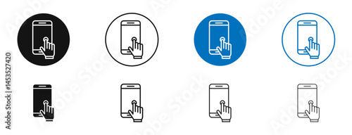 Self service icon. Vector outline illustration. vector logo template