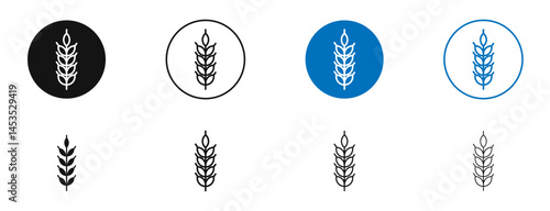 Malt icon. Vector outline illustration. vector logo template