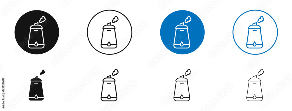 Humidifier icon. Vector outline illustration. vector logo template Humidifier icon. Vector outline illustration. vector logo template