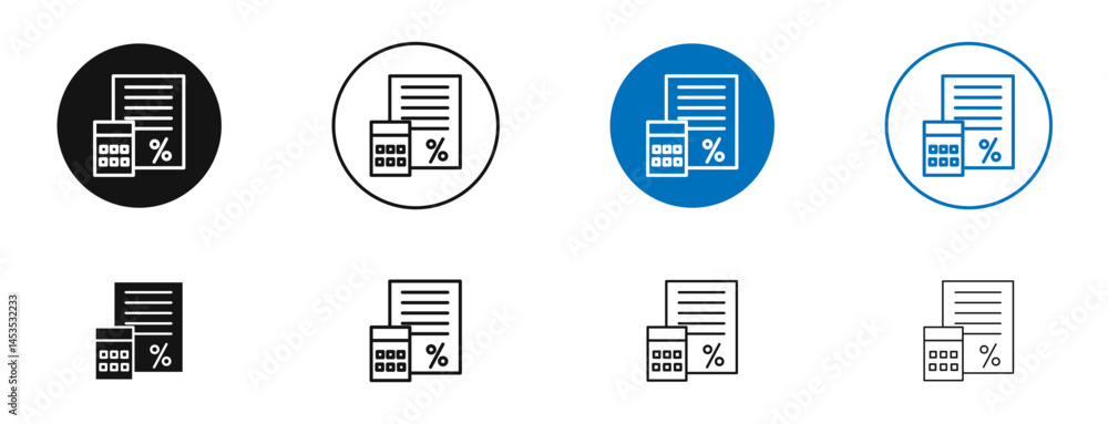 Estimate icon. Vector outline illustration. vector logo template Estimate icon. Vector outline illustration. vector logo template