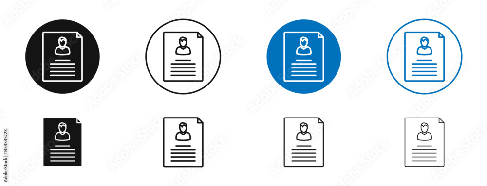 Application form icon. Vector outline illustration. vector logo template Application form icon. Vector outline illustration. vector logo template