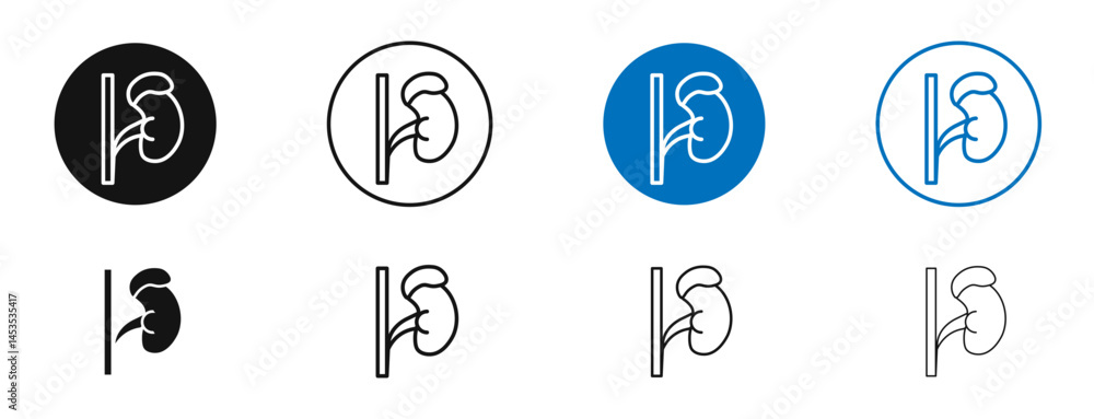 Foto Adrenal gland icon