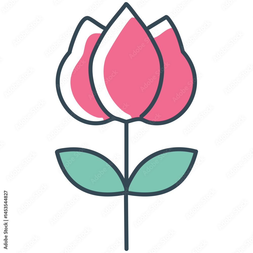 Elegant Peony Flower Illustration – Botanical Art for Prints, Design & Decor Elegant Peony Flower Illustration – Botanical Art for Prints, Design & Decor