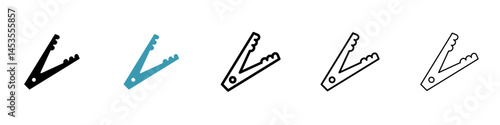 tongs icon. Design for web and mobile app. Vector illustration