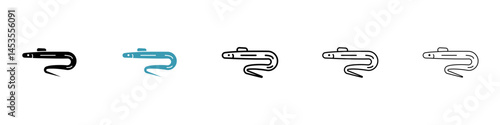 eel icon. Design for web and mobile app. Vector illustration