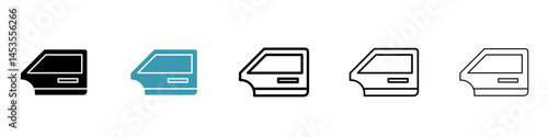 car door icon. Design for web and mobile app. Vector illustration