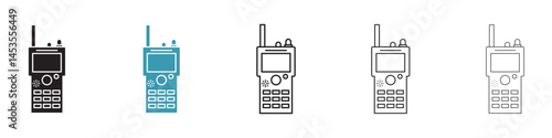 Walkie talkie icon. Design for web and mobile app. Vector illustration