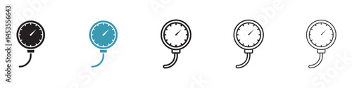Tire pressure monitoring icon. Design for web and mobile app. Vector illustration