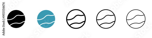 Tennis ball icon. Design for web and mobile app. Vector illustration