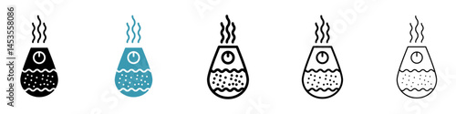 Humidifier icon. Design for web and mobile app. Vector illustration
