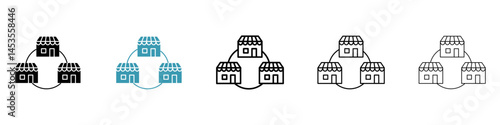 Franchise icon. Design for web and mobile app. Vector illustration