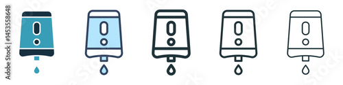 Electrical soap box icon. Design for web and mobile app. Vector illustration