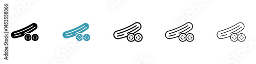 Cucumber icon. Design for web and mobile app. Vector illustration