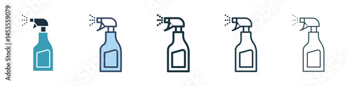 Cleaning spray icon. Design for web and mobile app. Vector illustration