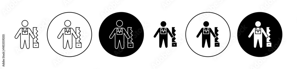 Carpenter worker icon. Design for web and mobile app. Vector illustration Carpenter worker icon. Design for web and mobile app. Vector illustration