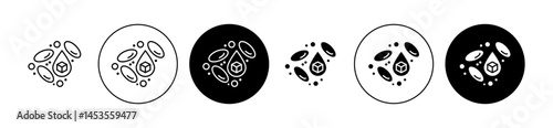 Blood sugar glucose icon. Design for web and mobile app. Vector illustration
