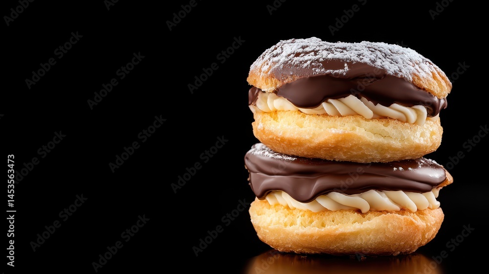 Decadent Chocolate Covered Dough Delight with Rich Sweetness and Texture Decadent Chocolate Covered Dough Delight with Rich Sweetness and Texture