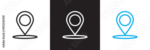 Tracking  icon.  Vector for websites, mobile interfaces, presentations, banner, visual branding etc. Vector illustration. isolated on white and black background. EPS 10