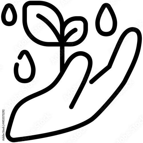 hand line icon