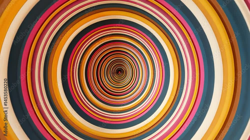 Vibrant and Colorful Spiral Pattern Mesmerizing Concentric Circles Create Depth and Rhythm in Abstract Design Vibrant and Colorful Spiral Pattern Mesmerizing Concentric Circles Create Depth and Rhythm in Abstract Design