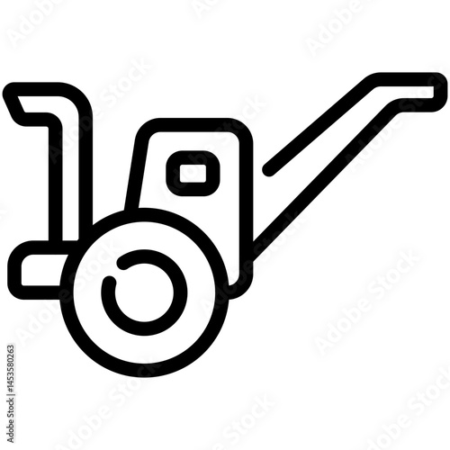 tracktor line icon