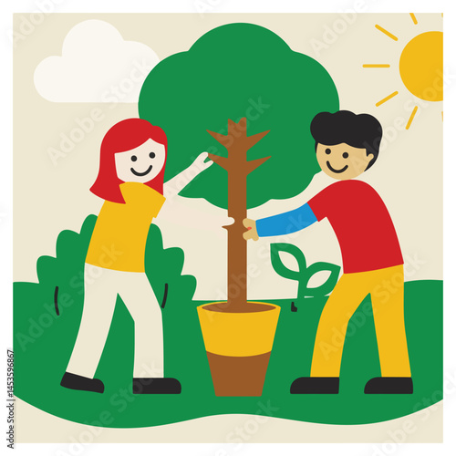 Solid color vector illustrations celebrating International Friendship Day with diverse friends, friendship bands, handshakes, group moments, and joyful connections in vibrant designs.