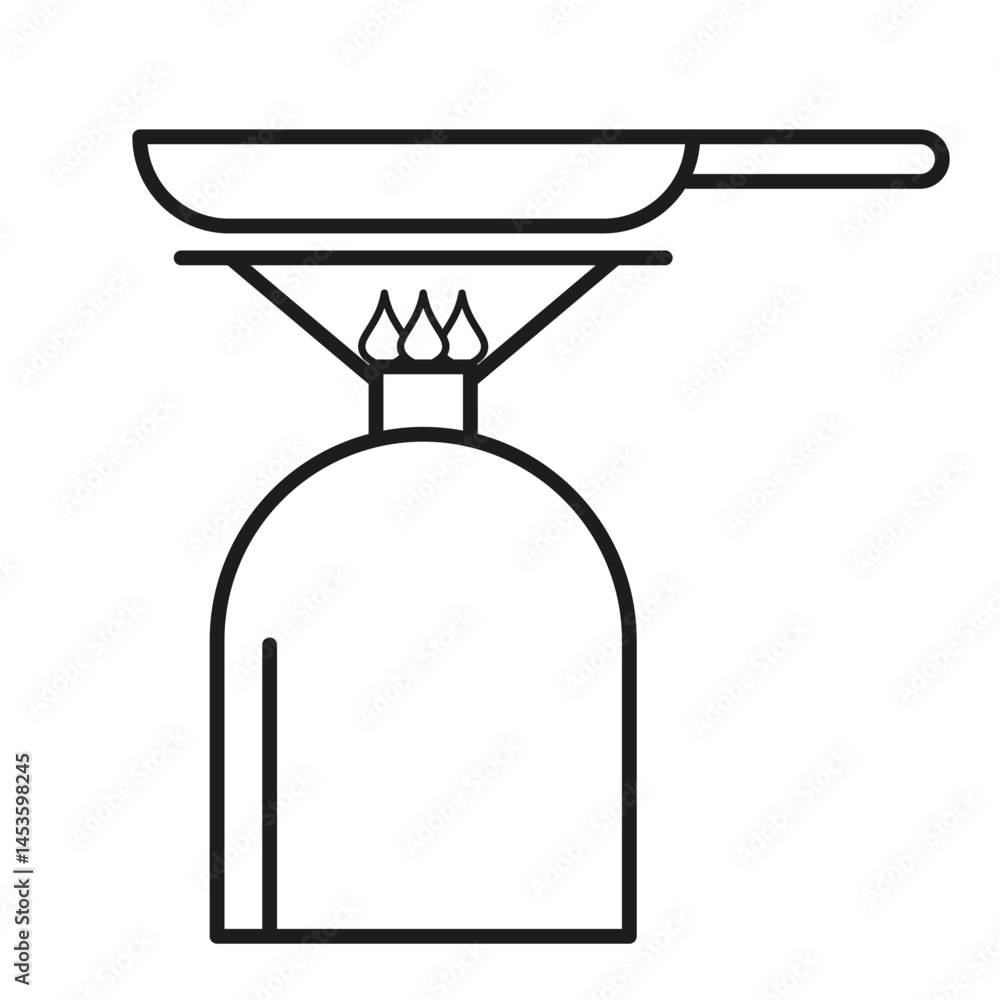 custom made wallpaper toronto digitalcamp equipment with nature elements vector illustration