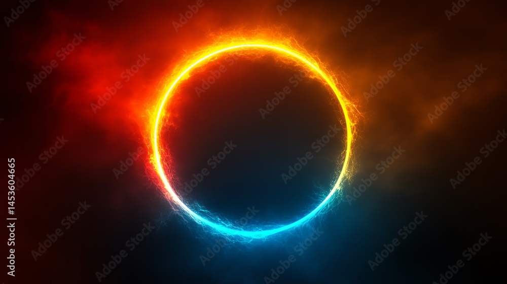 Fototapeta premium Energy Ring Abstract Background