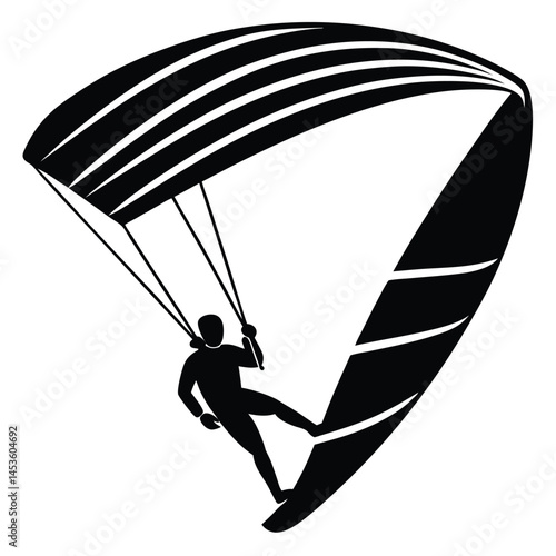 kitesurfing vector