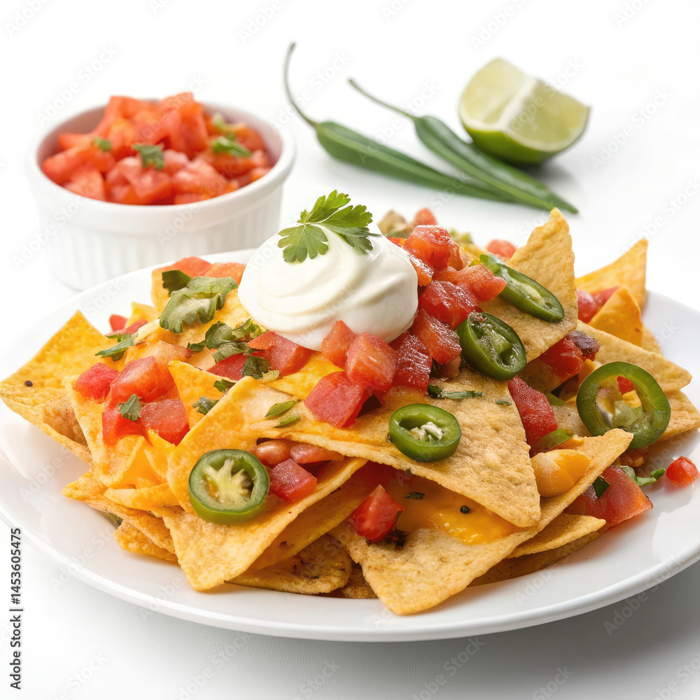 nachos with guacamole nachos with guacamole