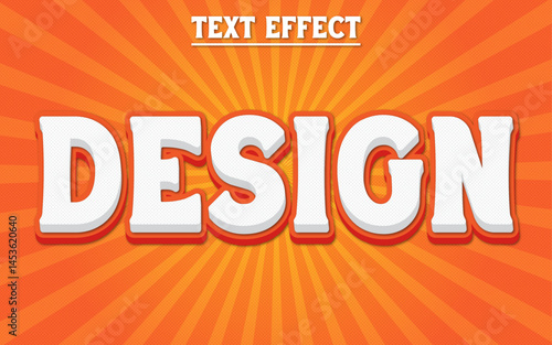 Vector Design editable text effect