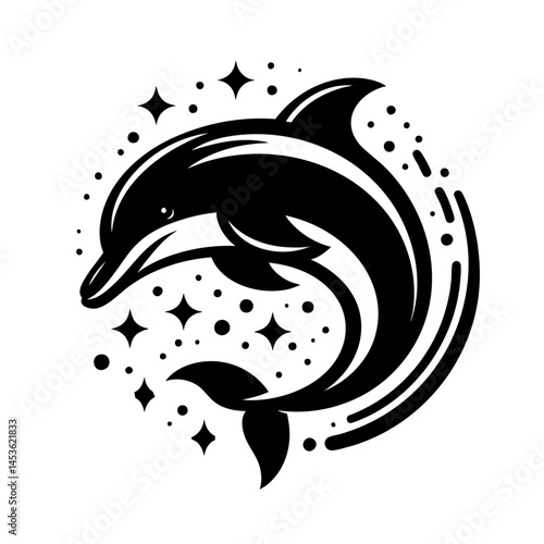 Leaping Dolphin: Oceanic Grace and Power