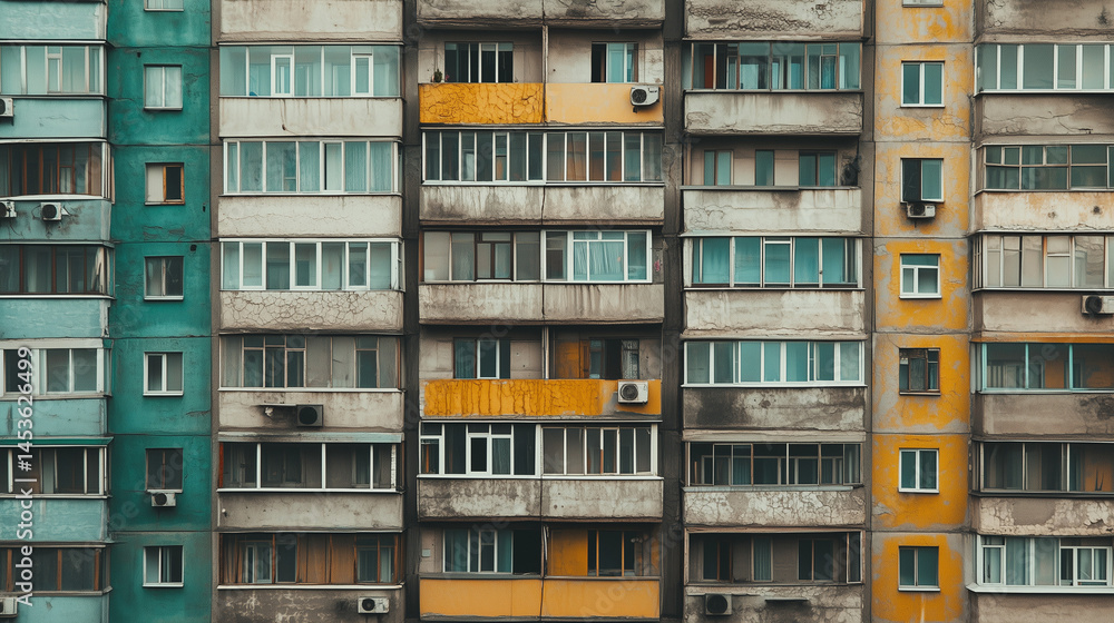 High-rise apartment building with glowing windows at dusk, creating a warm, urban atmosphere during sunset. High-rise apartment building with glowing windows at dusk, creating a warm, urban atmosphere during sunset.